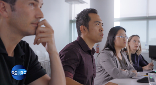 Cooling Singapore researchers at a team meeting.