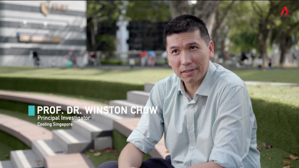 Assoc. Prof. Winston Chow, Principal Investigator of Cooling Singapore