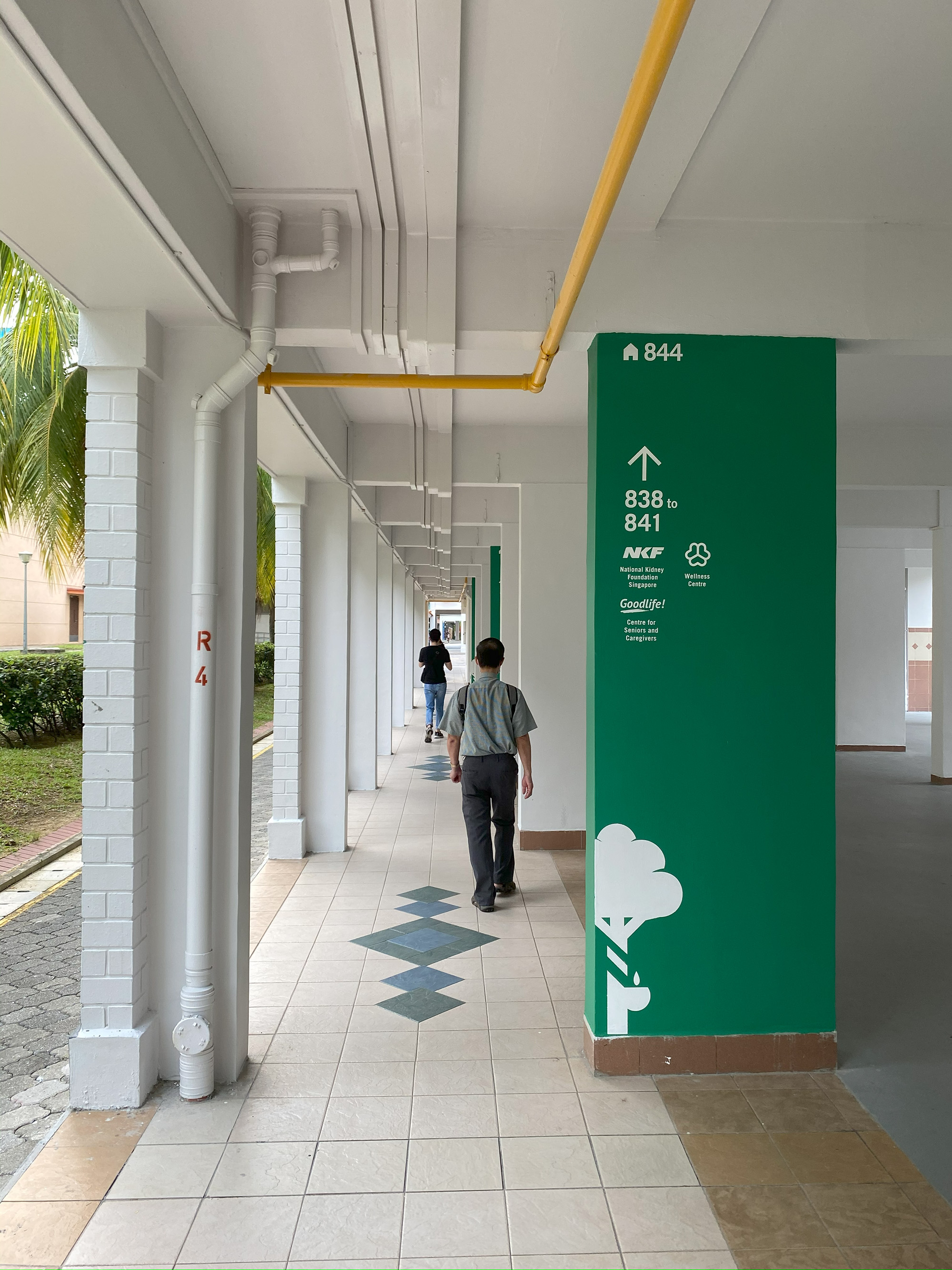 Environmental graphics and directional signage help increase navigability and accessibility